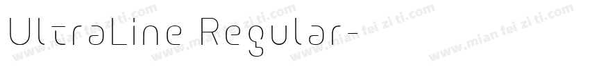 UltraLine Regular字体转换